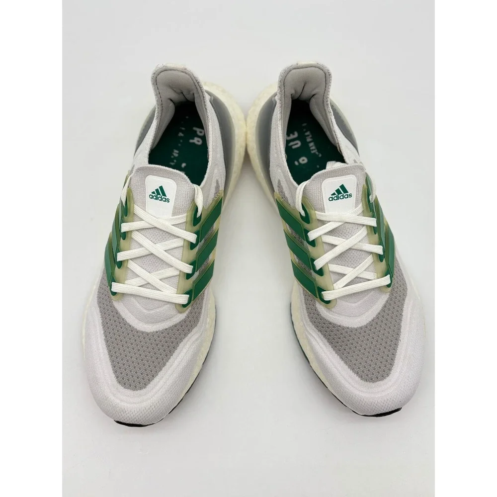 Adidas Ultraboost 21 Grey Green Men's Running Shoes FZ2326 Size 9.5